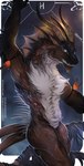 2_tails abstract_background angry anthro armpit_fetish biceps blurred_background body_worship brown_body chest_fur clothing cold dancing dark_body fangs fin fluffy fur legwear long_neck looking_at_viewer male multi_tail muscle_tone muscle_worship muscular muscular_anthro muscular_male muscular_thighs native native_american night open_mouth pose pupils simple_background slit_pupils smile solo spikes tail tan_body teasing teeth thigh_highs thorns tongue tongue_out tribe wide_chest hynvale mythology lionel_(lukka9090) chimera dragon felid feline lion mammal monster mythological_creature mythological_scalie pantherine scalie hi_res