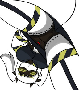black_clothing black_panties black_underwear bow_panties bow_underwear clothed clothing crotch_focus disgusted_face female frilly frilly_clothing frilly_panties frilly_underwear gusset looking_at_viewer low-angle_view machine panties solo spread_legs spreading standing underside_view underwear upskirt worm's-eye_view pace-maker glitch_productions murder_drones j_(murder_drones) humanoid robot robot_humanoid