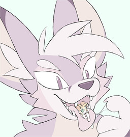 ambiguous/ambiguous ambiguous_gender anthro bodily_fluids cheek_tuft claws duo facial_tuft looking_at_another macro macro_anthro micro nude on_tongue saliva saliva_string simple_background teeth tongue tongue_out tuft vore puppychowed maddie_(squeakcake) canid canine fox mammal mouse murid murine rodent hi_res