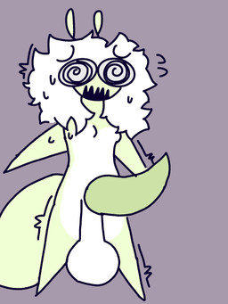 antennae_(anatomy) balls big_balls big_penis bodily_fluids breasts featureless_arms featureless_breasts featureless_feet featureless_hands featureless_legs featureless_limbs feet genitals green_body gynomorph hair huge_balls huge_penis hyper hyper_balls hyper_genitalia hyper_penis intersex nervous nervous_sweat penis saggy saggy_balls shaking shortstack shortstack_gynomorph shortstack_intersex sweat tail thick_tail white_hair worried coolcoolcoolcoolcool alien alien_humanoid humanoid hi_res