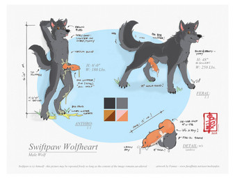 animal_genitalia animal_penis anthro aroused balls big_penis bodily_fluids border canine_genitalia canine_penis claws color_swatch erection eyewear feral genital_fluids genitals glasses knot knotted_penis male nude penis sheath solo standing stated_height stated_penis_size stated_weight swiftpaw_wolfheart text tongue tongue_out urine urine_on_belly urine_on_ground urine_on_leg urine_on_self watersports white_border fennec_(artist) canid canine canis mammal wolf digital_media_(artwork) english_text model_sheet sketch url