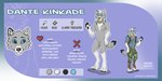2:1 anthro canid canine canis clothing costume dante_kinkade english_text male mammal model_sheet revaivwra solo text wolf