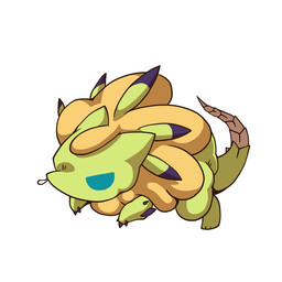 ambiguous_feral ambiguous_gender angry bodily_fluids charging chibi feral mane side_view simple_background snot solo white_background mukomizu_kintora capcom monster_hunter leviathan_(mh) ludroth royal_ludroth 1:1 2015 full-length_portrait portrait