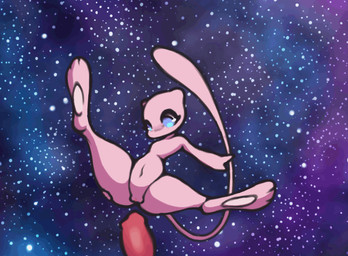 anthro anthro_penetrated blush disembodied_penis duo erection faceless_character faceless_male female female_penetrated genitals male male/female male_penetrating male_penetrating_female navel offscreen_male one_eye_closed open_mouth penetration penile penile_penetration penis pink_body pink_tail sex spread_legs spreading star tail vaginal vaginal_penetration vulva ayzcube nintendo pokemon generation_1_pokemon legendary_pokemon mew_(pokemon) pokemon_(species) animated