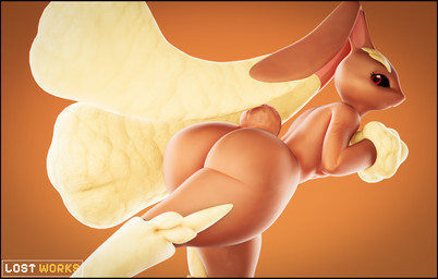 anthro big_butt black_sclera brown_body brown_fur butt female female_anthro fur looking_at_viewer looking_back nude nude_anthro nude_female red_eyes scut_tail short_tail simple_background solo tail thick_thighs wide_hips lostworkszx warfaremachine_(modeler) blender_cycles game_freak nintendo pokemon warfare_lopunny generation_4_pokemon lagomorph lopunny mammal pokemon_(species) 3d_(artwork) absurd_res blender_(artwork) digital_media_(artwork) hi_res