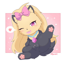 accessory anthro anus black_body black_fur blush bow_ribbon chibi condom condom_in_mouth female female_anthro fur genitals hair hair_accessory hair_bow hair_ribbon heart_symbol long_hair mouth_hold object_in_mouth one_eye_closed pawpads pink_eyes presenting presenting_vulva ribbons semi-anthro sexual_barrier_device solo tan_body tan_fur unused_condom vulva wink wrapped_condom zyuuniie jewelpet sanrio sega sega_fave topaz_(jewelpet) canid canine canis domestic_dog hunting_dog mammal terrier yorkshire_terrier 1:1 absurd_res hi_res signature