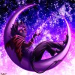 ambiguous_gender anthro chain clothed clothing detailed_background magic moon red_eyes solo star universe wings conditional_dnp ratte legacy_(ratte) yagarai bat corruption_(species) demonbatcat mammal onene 1:1 2017 digital_media_(artwork) purple_theme