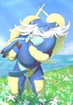 anthro breasts duo female nude smile negoya nintendo pokemon generation_5_pokemon mammal pokemon_(species) samurott hi_res