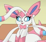 bestiality blush disembodied_hand disembodied_penis duo female feral feral_penetrated genitals headpat male male/female oral penetration penis pussy solo_focus translucent translucent_hand translucent_penis vaginal vaginal_penetration milkis2000 nintendo pokemon eeveelution generation_6_pokemon pokemon_(species) sylveon animated low_res