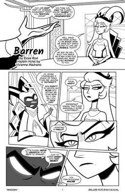 art_deco_architecture clothed clothing crown dialogue female fully_clothed furniture glare government_building headgear horn inside interior_background male profanity text tiara elcee_rod hazbin_hotel hellaverse adam_(hazbin_hotel) lilith_magne_(hazbin_hotel) angel demon demon_humanoid horned_humanoid humanoid comic english_text hi_res monochrome
