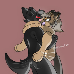 anthro bodily_fluids cum duo female genital_fluids holding_onto_back hug leg_grab male male/female open_mouth satisfied_look sex standing standing_sex tail tail_motion tailwag unknown_artist mythology canid canine canis felid feline leopard mammal mythological_canine mythological_creature pantherine werecanid werecanine werecreature werewolf 1:1 hi_res