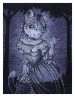 accessory anthro border clothing dress female garter gesture hair hand_gesture hitchhiking night plant solo thumbs_up translucent translucent_body tree white_border michele_light disney disney_parks the_haunted_mansion domestic_cat felid feline felis ghost mammal spirit 2012 low_res signature traditional_media_(artwork)