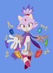 amber_eyes anthro blue_background clothing female floating footwear fur gem gloves handwear open_mouth purple_body purple_clothing purple_fur purple_topwear shoes simple_background sol_emerald solo topwear white_clothing smallpanda sega sonic_the_hedgehog_(series) blaze_the_cat domestic_cat felid feline felis mammal 2019 hi_res