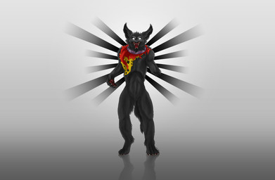 amputee anthro claws disability empty_eyes fur looking_at_viewer male open_mouth scar simple_background snarling solo teeth white_eyes conditional_dnp wolftacos homestuck ms_paint_adventures bec_noir canid canine mammal digital_media_(artwork) hi_res wallpaper