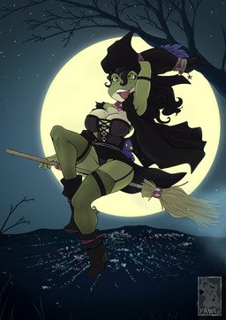 anthro big_breasts black_clothing black_hair black_panties black_underwear blue_body blue_feathers boots breasts broom broom_riding cleaning_tool clothing crossgender duo feathers female feral flying footwear full_moon garter_straps green_body hair hat headgear headwear high_heeled_boots high_heels holidays legwear long_hair magic_user moon mtf_crossgender night non-mammal_breasts panties shoes thick_thighs thigh_highs underwear wide_hips witch witch_hat yellow_eyes yawg halloween nintendo star_fox falco_lombardi slippy_toad amphibian avian bird frog 2025 hi_res