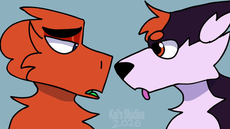 anthro bodily_fluids cum cum_in_mouth cum_inside duo genital_fluids licking licking_lips male male/male oral precum stroking_penis tongue tongue_out kais_studios caleb_(kais_studios) kai_the_tyranowolf canid canine canis dinosaur mammal prehistoric_species reptile scalie wolf 16:9 2026 2d_animation animated frame_by_frame hi_res no_sound short_playtime webm widescreen