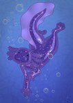 ambiguous_form ambiguous_gender gak_(hibarixanxus) simple_background solo toy translucent translucent_body water alterkitten amphibian axolotl marine mole_salamander salamander hi_res