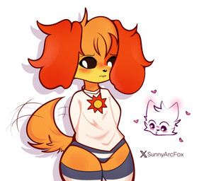 anthro blush clothing duo femboy fur legwear male male/male orange_body orange_fur panties shirt simple_background stockings t-shirt tail topwear underwear white_clothing white_shirt white_t-shirt white_topwear yellow_body sunnyarcfox mob_entertainment poppy_playtime smiling_critters catnap_(poppy_playtime) dogday_(poppy_playtime) canid canine canis domestic_cat domestic_dog felid feline felis mammal hi_res