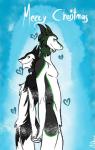 anthro collar duo fur hand_holding heart_symbol male male/male piercing simple_background akiss gix_nightstalker thorsten_anzomi sergal