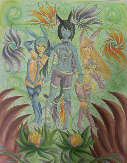 2010 animal_ears anthro bandage black_hair blonde_hair blue_eyes blue_skin breasts bunnybee clothed clothing feline female gem green_hair group hair hi_res lagomorph looking_at_viewer mammal marker_(artwork) navel orange_eyes rabbit raptor007 skimpy smile traditional_media_(artwork) yellow_eyes
Rating: Questionable
Score: 0
User: GameManiac
Date: February 23, 2015 2010 animal_ears anthro bandage black_hair blonde_hair blue_eyes blue_skin breasts bunnybee clothed clothing feline female gem green_hair group hair hi_res lagomorph looking_at_viewer mammal marker_(artwork) navel orange_eyes rabbit raptor007 skimpy smile traditional_media_(artwork) yellow_eyes
Rating: Questionable
Score: 0
User: GameManiac
Date: February 23, 2015