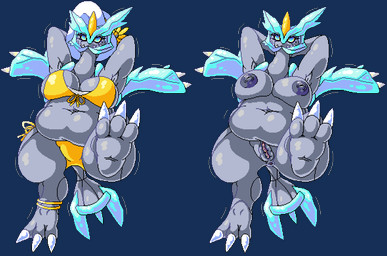 3_toes anklet anthro anthrofied anus areola barefoot belly big_belly big_breasts big_butt big_clitoris big_feet big_nipples bikini biped black_areola black_nipples blue_eyes breasts butt claws clitoris clothing curvy_figure eyelashes fangs feet female flower foot_focus genitals grey_belly grey_body grey_feet grey_skin grey_tail hair half-closed_eyes hat headgear headwear huge_thighs humanoid_genitalia humanoid_vulva jewelry looking_at_viewer lying mature_anthro mature_female multicolored_body multicolored_skin narrowed_eyes nipples non-mammal_breasts nude one_leg_up plant plump_labia pokemorph presenting presenting_anus presenting_breasts presenting_vulva puffy_anus puffy_nipples raised_leg slightly_chubby slightly_chubby_female smile soles solo sun_hat swimwear tail teeth thick_thighs toe_claws toes two-piece_swimsuit two_tone_body two_tone_skin urethra voluptuous vulva wide_hipped_female wide_hips wings yellow_eyes patohoro mythology nintendo pokemon carilite_glavesong dragon generation_5_pokemon kyurem legendary_pokemon mythological_creature mythological_scalie normal_kyurem pokemon_(species) scalie alpha_channel digital_media_(artwork) pixel_(artwork) wplace_(artwork)