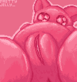 genitals solo vulva prettyjelly goo_creature digital_media_(artwork) pixel_(artwork)