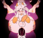 ahegao anal anal_penetration anthro anthro_on_anthro anthro_penetrated anthro_penetrating anthro_penetrating_anthro anus ball_size_difference ball_tuft balls big_butt big_penis bite_mark black_background black_hooves black_penis blood bodily_fluids butt claw_marks clothing dipstick_ears duo ear_markings ear_piercing ear_tag erection floppy_ears front_view fucked_silly full_nelson fur genital_fluids genital_piercing genitals glans grey_body grey_fur grey_hair grin guiche_piercing hair hand_on_butt head_grab hooves horn humanoid_genitalia humanoid_penis larger_anthro larger_male legs_above_head legwear long_ears looking_pleasured male male/male male_penetrated male_penetrating male_penetrating_male markings mostly_nude multicolored_ears nipples nude orange_balls orange_body orange_eyes orange_fur orange_glans orange_horn orange_nipples orange_penis orange_spots orange_tongue penetration penis penis_piercing penis_size_difference piercing precum purple_body purple_fur red_anus reverse_stand_and_carry_position rough_sex running_makeup running_mascara sex simple_background size_difference smaller_anthro smaller_male smaller_penetrated smile spots spotted_body spotted_fur standing standing_sex stockings thick_penis thick_thighs tongue tongue_out torn_clothing torn_legwear torn_stockings tuft white_balls white_body white_fur white_horn yellow_clothing yellow_legwear yellow_stockings generaldegeneracy fanta_(carrotfanta) markus_devore bovid caprine demon goat mammal 2023 hi_res