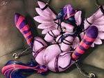 2013 anal anal_insertion anal_penetration anus bdsm blush bondage bound chain clitoris dimwitdog equine female feral friendship_is_magic gag gaping gaping_pussy hair horn insertion magic mammal multi-colored_hair my_little_pony open_mouth penetration pussy pussy_juice ring_gag solo spider_gag spread_legs spreading tongue tongue_out twilight_sparkle_(mlp) unicorn wing_boner winged_unicorn wings
Rating: Explicit
Score: 24
User: masterwave
Date: May 19, 2013