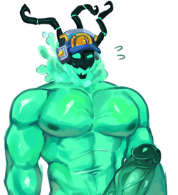 bone clothing genitals green_nipples green_penis hat hat_only headgear headgear_only headwear headwear_only humanoid_genitalia humanoid_penis male mostly_nude muscular muscular_humanoid muscular_male nipples pecs penis skull skull_head solo vein veiny_penis fxvcyay league_of_legends riot_games tencent thresh humanoid undead 2026 hi_res