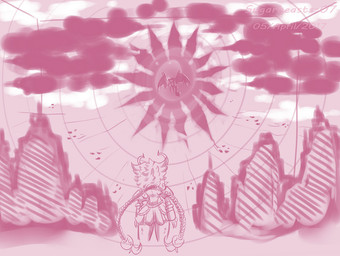 anthro anthrofied claws clothed clothing detailed_background duo female fur horn mountain sun wings vipery-07 kaiju comic