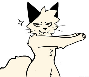 anthro fur male ring solo kreivi_ruche skap712 domestic_cat felid feline felis mammal line_art sketch