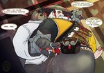 anal anal_penetration anthro asian_conical_hat balls big_butt blush bodily_fluids bottomless bottomless_male brown_body brown_fur butt clothed clothing cum cum_in_ass cum_inside cum_on_balls cum_on_butt cum_on_own_balls cum_on_own_penis cum_on_partner cum_on_partner's_butt cum_on_penis cum_on_self duo erection eyewear facial_scar fur genital_fluids genitals glasses hat headgear headwear male male/male male_penetrated male_penetrating male_penetrating_male missing_eye multicolored_body multicolored_fur musclegut muscular orgasm penetration penile penile_penetration penis penis_in_ass profanity scar sex text mikeyex mihoyo zenless_zone_zero ben_bigger pan_yin_hu bear giant_panda mammal 2025 english_text hi_res