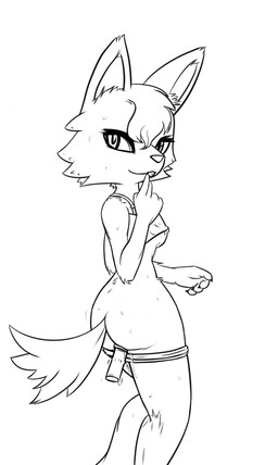 anthro bodily_fluids bottomwear bottomwear_down breasts butt claws clothed clothing female finger_over_mouth fur genital_fluids hair looking_back masturbation midriff nipples pants pants_down partially_clothed penetration sex_toy shirt shirt_up shorts simple_background small_breasts smile solo sweat tank_top tongue tongue_out topwear vaginal vaginal_fluids vaginal_masturbation vaginal_penetration vibrator white_background damn_lasso_tool animal_crossing nintendo whitney_(animal_crossing) arctic_wolf canid canine canis mammal wolf 2015 hi_res line_art monochrome