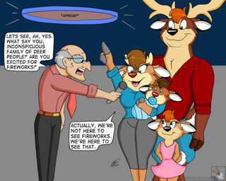 after_transformation anthro blue_eyes clothed clothed_anthro clothed_female clothed_male clothing collin_(lightluxcollie) comic_panel dialogue eyewear family female fingers frankie_(lightluxcollie) fur gender_transformation glasses green_eyes group hand_on_butt holidays hoof_hands hooved_fingers hooves horn male male/female male_to_female news news_report pointy_ears speech_bubble text toony transformation transformation_ring transformation_sequence wearing_glasses lightluxcollie new_year new_year_2025 deer human mammal new_world_deer comic english_text hi_res daughter_(lore) father_(lore) father_and_child_(lore) father_and_daughter_(lore) mother_(lore) mother_and_child_(lore) mother_and_daughter_(lore) mother_and_father_(lore) parent_(lore) parent_and_child_(lore) parent_and_daughter_(lore)