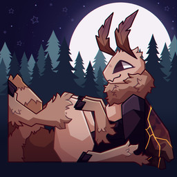 2_claws 4_arms antennae_(anatomy) anthro arthropod_abdomen biped black_body black_sclera brown_body brown_fur claws coniferous_forest coniferous_tree detailed_background digitigrade feet forest full_moon fur gloves_(marking) kintsugi_(art) leg_markings looking_at_viewer markings moon multi_arm multi_limb night outside plant ruff side_view socks_(marking) striped_body striped_fur stripes toes tree white_eyes wings honeymoss floof_(binaryfloof) arthropod insect lepidopteran moth 1:1 absurd_res chromatic_aberration hi_res