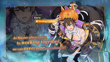 bangs clothed clothing costume dialogue fangs footprint halloween_costume holidays inner_ear_fluff jack-o'-lantern male markings master on_model pawprint pawprint_(marking) solo teeth text tuft unknown_artist halloween nu:_carnival garu_(nu:_carnival) animal_humanoid canid canid_humanoid canine canine_humanoid humanoid mammal mammal_humanoid wolf_humanoid 16:9 english_text hi_res official_art widescreen