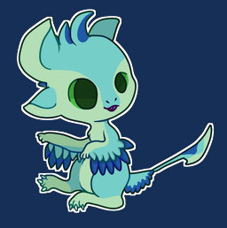 3_fingers 3_toes 4_ears anthro blue_body blue_feathers chibi countershading digitigrade feathered_wings feathers feet female fingers green_body green_eyes multi_ear solo toes winged_arms wings the-ishi-world luvashi avali avian alpha_channel hi_res