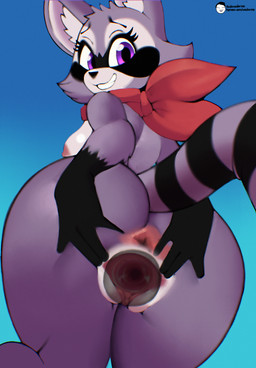 4_fingers anthro anthro_penetrated anus areola big_butt biped black_body black_eyebrows black_fur black_nose black_tail blue_background breasts butt cervix cervix_view cheek_tuft clitoris crossgender disembodied_penis duo eyebrows eyelashes facial_markings facial_tuft faux_gaping faux_gaping_pussy female female_anthro female_penetrated fingers fur genitals glistening glistening_eyes gloves_(marking) head_markings humanoid_genitalia humanoid_vulva inner_ear_fluff kerchief kerchief_only looking_at_viewer looking_back looking_back_at_viewer male male/female male_penetrating male_penetrating_female markings mask_(marking) mostly_nude mostly_nude_anthro mostly_nude_female mtf_crossgender multicolored_body multicolored_fur multicolored_tail neckerchief neckerchief_only neckwear nipples penetration penile penile_penetration penis penis_in_vagina pink_anus purple_body purple_eyes purple_fur purple_tail red_kerchief red_neckerchief ring_(marking) ringed_tail sex simple_background smile smiling_at_viewer solo_focus spread_vulva spreading stretched_vagina striped_markings striped_tail stripes tail tail_markings text thick_thighs translucent translucent_penetration translucent_penis tuft vaginal vaginal_penetration vulva white_body white_fur wide_hips voider_(artist) indigo_park rambley_raccoon mammal procyonid raccoon 2025 absurd_res artist_name digital_media_(artwork) hi_res url
