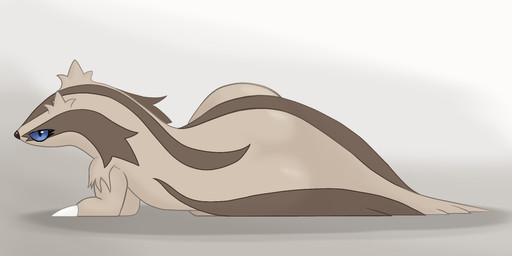 ambiguous_gender big_butt blue_eyes brown_body brown_fur butt claws feral fur grey_background looking_at_viewer lying narrowed_eyes on_side simple_background solo tail tan_body tan_fur pinnipip nintendo pokemon generation_3_pokemon linoone pokemon_(species) 2:1 hi_res female_(lore)