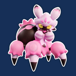 6_limbs arthropod_abdomen black_body claw_fingers featureless_feet feet female feral front_view fur giggling hair logo mouthless noseless pink_body pink_fur pink_hair quadruped simple_background small_waist solo transparent_background yellow_eyes mrlarions palworld pocketpair arachnid arachnid_taur arthropod arthropod_taur pal_(species) spider spider_taur tarantriss taur 1:1 3d_(artwork) alpha_channel artist_logo digital_media_(artwork) hi_res