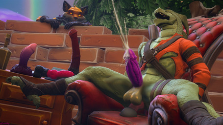 4_claws 4_toes alcohol anal anal_masturbation anal_orgasm anal_penetration animal_dildo animal_sex_toy anthro anthro_penetrated arm_pouch armband armwear aroused athletic athletic_anthro athletic_male backsack balls bandage bandaged_leg belt belt_pouch bent_legs beverage big_balls big_penis biped bodily_fluids bottle bottomless bottomless_anthro bottomless_male brick_wall brown_armband brown_clothing brown_gloves brown_handwear brown_legwear caught_in_the_act caught_masturbating chair claws clothed clothing container cum cum_while_penetrated cum_while_toyed cumshot dildo dildo_in_ass dildo_insertion dildo_sitting drawer duo dutch_angle ejaculation empty_eyes equine_dildo erection explosive_orgasm eyes_closed feet fingers footwear furniture genital_fluids genitals glans gloves glowing glowing_eyes green_balls green_body green_scales hands-free handwear huge_dildo humanoid_genitalia humanoid_penis hybrid_genitalia hybrid_penis knot knotted_dildo leather leather_strap leg_pouch legband legwear looking_at_another looking_pleasured male male/male markings masturbation mostly_nude mostly_nude_anthro mostly_nude_male muscular muscular_anthro muscular_male object_in_ass on_chair open_mouth orange_eyes orgasm orgasm_face outside penetration penis pink_glans pink_penis plant purple_glans purple_penis red_armband red_armwear red_clothing red_gloves red_handwear red_topwear scales sex_toy sex_toy_in_ass sex_toy_insertion sharp_teeth shoulder_guards sitting sitting_on_chair smile socks spiked_tail spikes spikes_(anatomy) spots spotted_body spotted_scales spread_legs spreading stirrup_legwear stirrup_socks straps tail teeth thick_thighs thigh_pouch three-quarter_view toe_claws toes topwear torn_clothing torn_topwear toying_self tree voyeur wall_(structure) rush2112 epic_games fortnite mythology fennix_(fortnite) hybrid_(fortnite) canid canine dragon fox lizard mammal mythological_creature mythological_scalie red_fox reptile scalie true_fox wingless_dragon 16:9 2025 3d_(artwork) digital_media_(artwork) hi_res widescreen