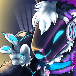blep collar collar_only gesture hair hand_gesture machine nude screen screen_face solo tongue tongue_out v_sign white_hair unknown_artist loocifer protogen 1:1 bust_portrait hi_res icon portrait male_(lore)