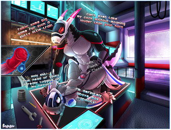 abdominal_bulge aircraft animal_genitalia animal_penis anthro bodily_fluids brat_taming breasts cervix dominant dominant_male duo equine_genitalia equine_penis female female_penetrated from_front_position genital_fluids genitals glowing glowing_genitalia glowing_penis leash leash_pull lying machine male male/female male_penetrating male_penetrating_female measuring metallic_body missionary_position on_back penetration penis precum rough_sex science_fiction sex size_difference space spacecraft teasing text train vaginal vaginal_penetration vehicle visor vulva x-ray_view sodaduv aeromorph living_aircraft living_machine living_vehicle robot robot_anthro synth_(vader-san) vehicle_humanoid absurd_res english_text hi_res huge_filesize