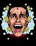 anthro black_hair blood blood_on_face blue_eyes bodily_fluids bubble buckteeth clothing eyebrows eyelashes feathered_wings feathers footwear footwear_only freckles group hair knee_highs knee_socks legwear lips male mostly_nude open_mouth realistic shoes simple_background smile socks teeth tongue toony transparent_background wings dreamscreep american_psycho nickelodeon spongebob_squarepants patrick_bateman spongebob_squarepants_(character) angel human mammal marine sea_sponge absurd_res alpha_channel chromatic_aberration colored crossover digital_media_(artwork) hi_res procreate_(artwork)