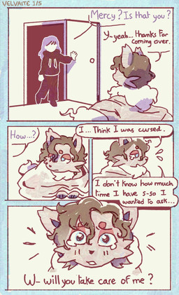 begging_for_help bodily_fluids brown_hair clothed clothing cursed dialogue duo female feral fur grey_body grey_fur hair hoodie inside inside_clothing long_hair mane mid_transformation oversized_clothing purple_hair red_body red_fur shirt size_difference speech_bubble tears text topwear transformation trapped_in_clothing white_body white_fur velvaite nintendo pokemon canid canine fox generation_8_pokemon hisuian_form hisuian_zorua human mammal pokemon_(species) regional_form_(pokemon) comic english_text hi_res