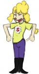 angry anthro clothed clothing female solo tail xxlandofshadesxx catdog_(series) nickelodeon shriek_dubois canid canine canis domestic_dog mammal poodle