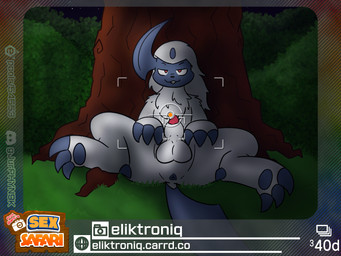 animal_genitalia animal_penis balls camera_hud canine_genitalia canine_penis feral forest forest_background genitals male nature nature_background night penis plant shadow solo tree eliktroniq new_pokemon_snap nintendo pokemon pokemon_snap prof_blanc's_sex_safari absol generation_3_pokemon pokemon_(species) 4:3 absurd_res hi_res