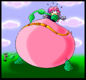 anthro belly big_belly clothing female gloves handwear hose hose_inflation huge_belly hyper hyper_belly inflation outside pink_body solo virus-20 archie_comics sega sonic_the_hedgehog_(archie) sonic_the_hedgehog_(comics) sonic_the_hedgehog_(series) julie-su echidna mammal monotreme 2007