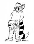 2_heads anthro conjoined crotch_head genitals male merging multi_genitalia multi_head multi_penis penis penis_tongue sheath_mouth solo unusual_anatomy unusual_genitalia_placement unusual_penis_placement unzipped unzipped_pants what zipper aerosouthpaws mammal procyonid raccoon 2015 hi_res brother_(lore) brothers_(lore) sibling_(lore)