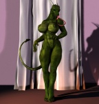 anthro big_breasts breasts female genitals muscular muscular_anthro muscular_female nipples non-mammal_breasts non-mammal_nipples pussy solo tail vic34677 mythology lizz_(vic34677) dragon mythological_creature mythological_scalie scalie 3d_(artwork) digital_media_(artwork)